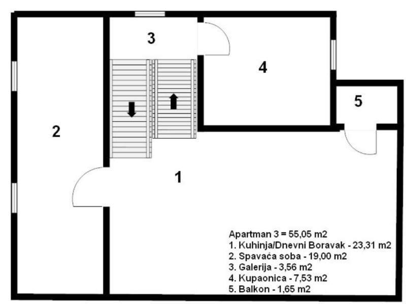 Apartments Villa Orion Kožino Exterior foto